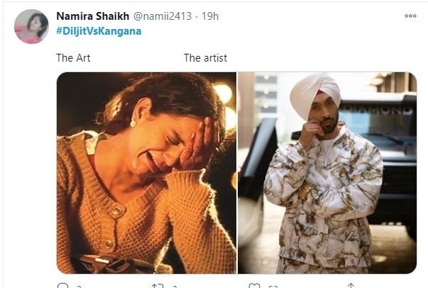 diljit destroys kangana