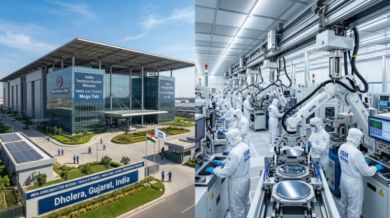 India Semiconductor Mission 2026 Tata Electronics Dholera mega fab facility