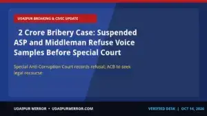 2 crore bribery case asp asp refuses voice sample in ₹2 cr bribery case