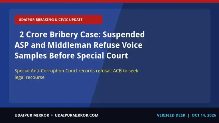 2 crore bribery case asp asp refuses voice sample in ₹2 cr bribery case