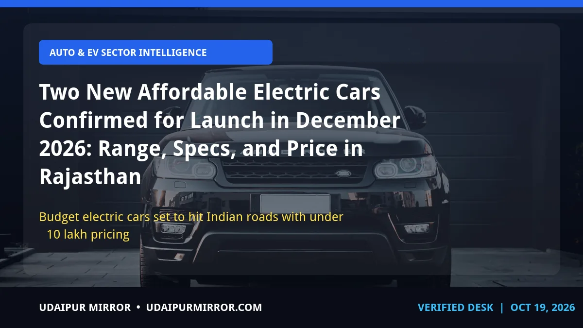 affordable electric cars december 2026 launch 2 new affordable evs launching dec 2026