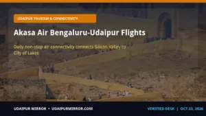 akasa air bengaluru udaipur flights akasa air bengaluru-udaipur flights