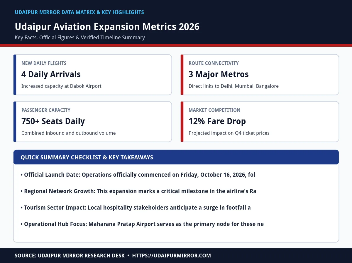 akasa air expands udaipur operations matrix card