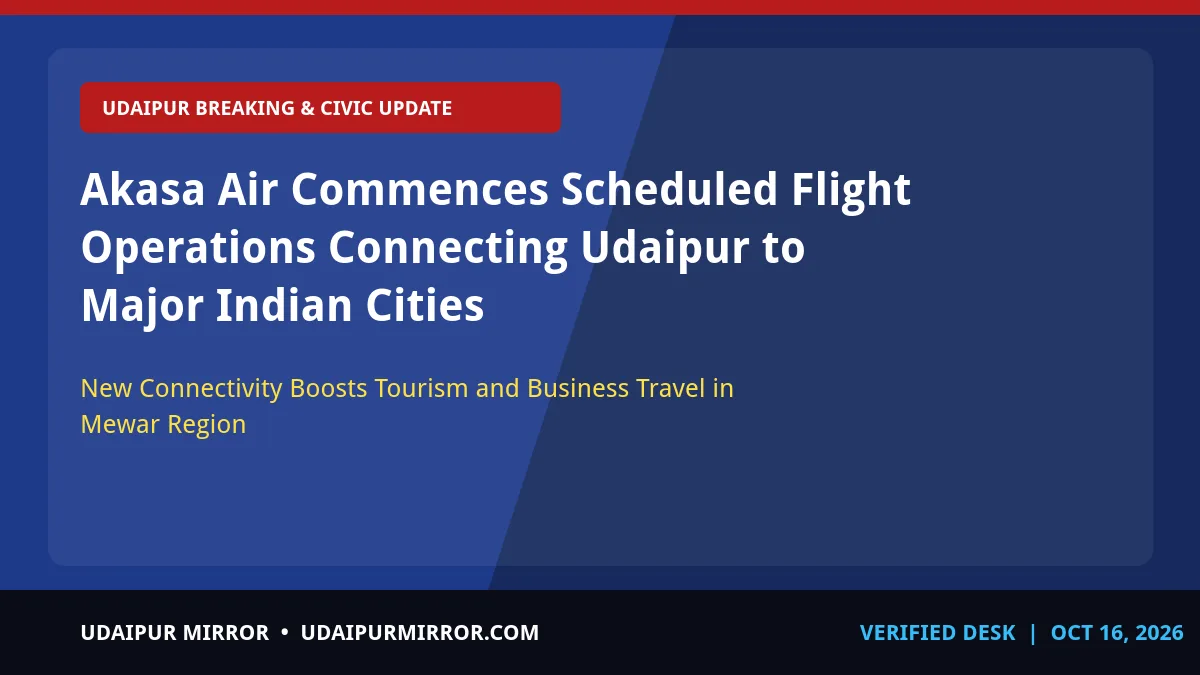 akasa air starts udaipur flights akasa air launches udaipur flight services