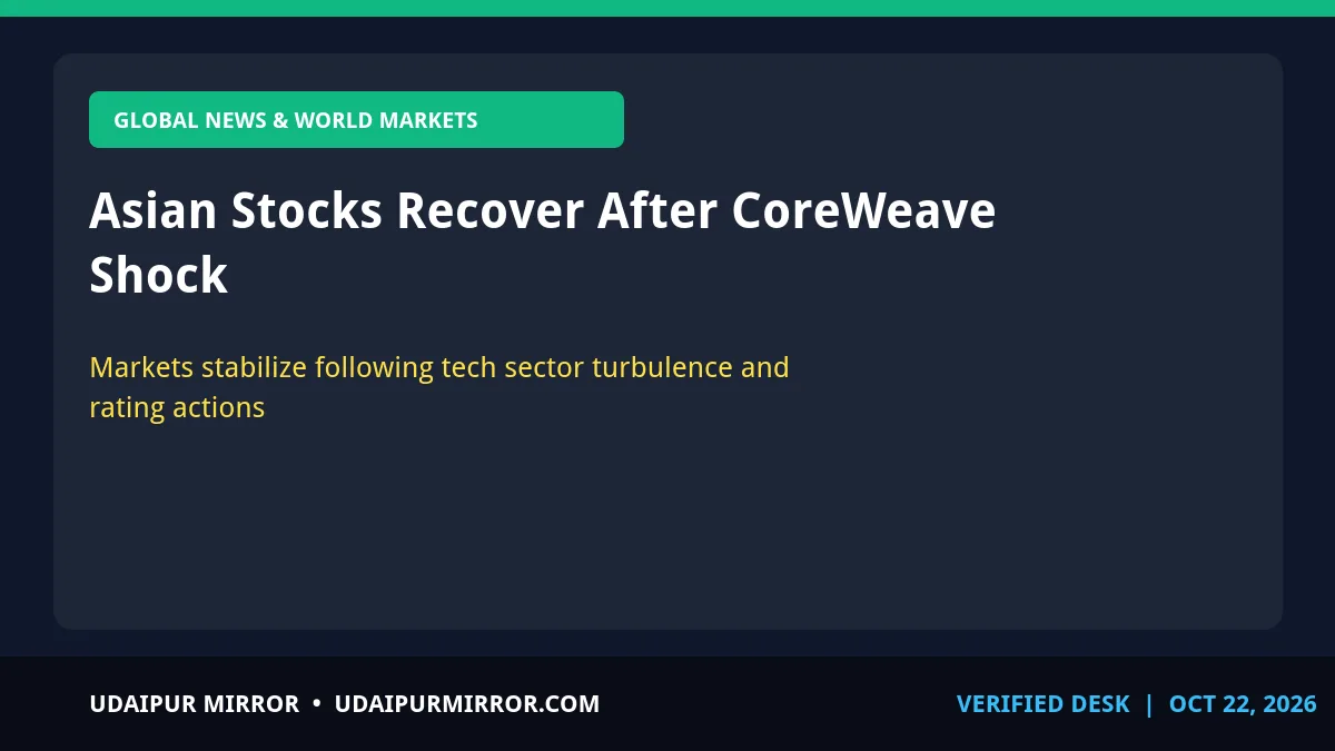 asian stocks rise coreweave shock asian stocks recover after coreweave shock
