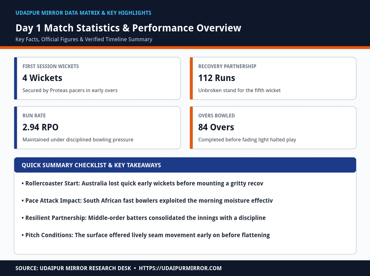 australia vs south africa test matrix card