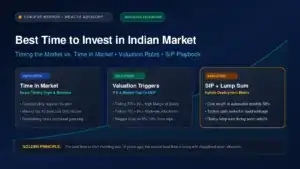 Best time to invest in Indian market timing vs SIP wealth creation banner