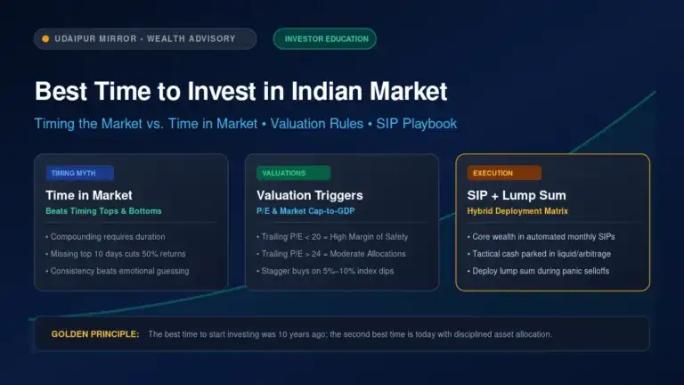 Best time to invest in Indian market timing vs SIP wealth creation banner