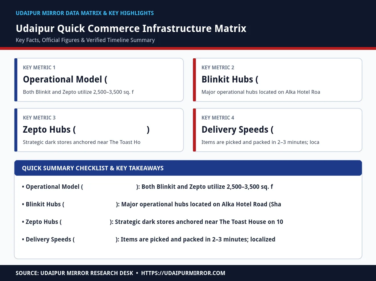 blinkit and zepto in udaipur matrix card