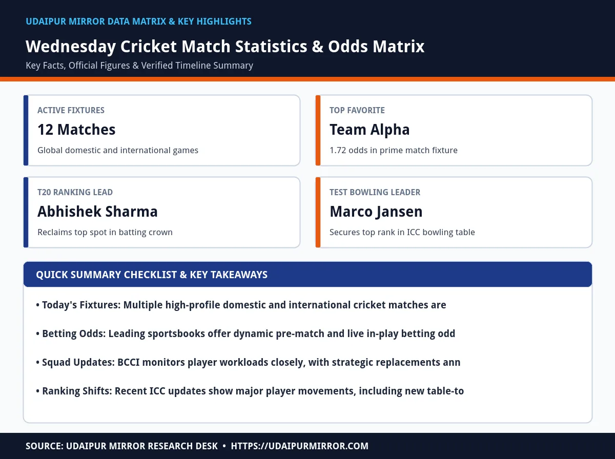 cricket matches today matrix card