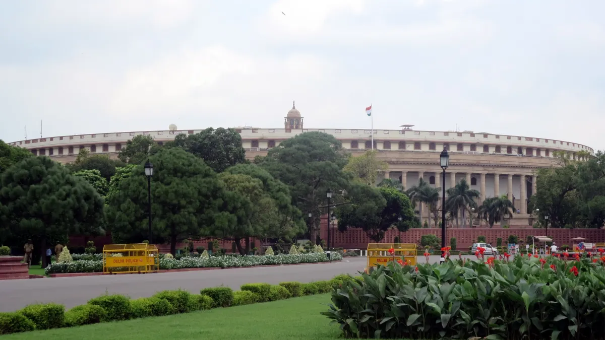 Sansad Bhavan Parliament House New Delhi venue of parliamentary debates and political assemblies