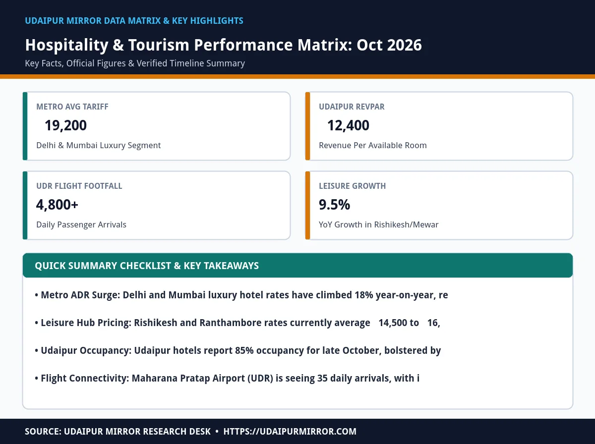 delhi mumbai hotel tariffs 2026 matrix card