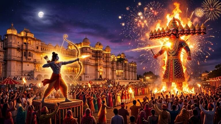 Dussehra Vijayadashami 2026 Udaipur - Ravan Dahan at Gandhi Ground