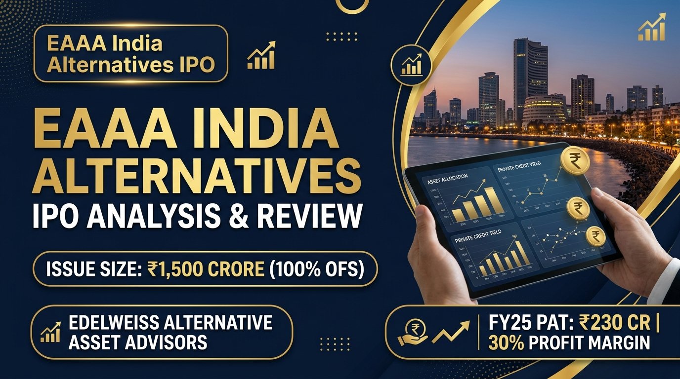 EAAA India Alternatives IPO Review Zerodha Details Edelweiss Alternative Asset Advisors Issue Size ₹1500 Cr
