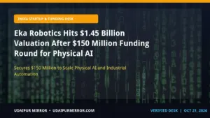 eka-robotics physical ai funding eka robotics reaches $1.45b unicorn status