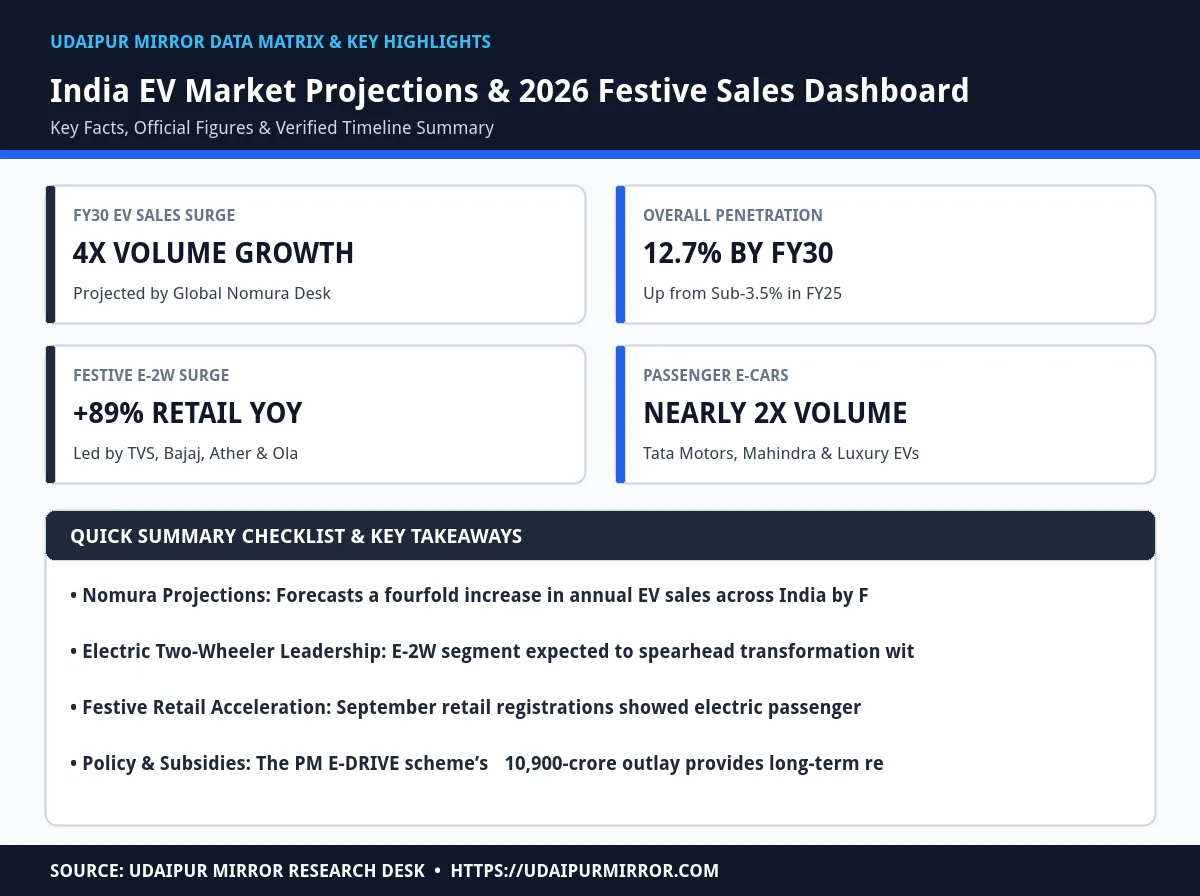 india ev sales fy30 matrix card