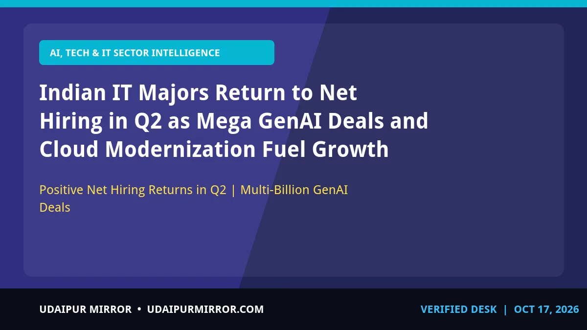 indian it q2 net hiring surge genai tech & ai workforce