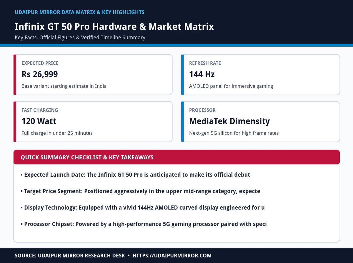 infinix gt 50 pro india launch matrix card
