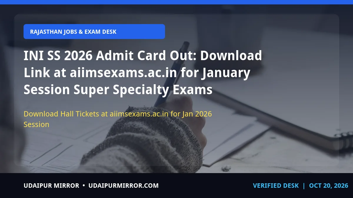 ini ss 2026 admit card ini ss 2026 admit card released