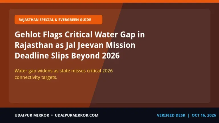 jal jeevan mission rajasthan water gap rajasthan jal jeevan mission crisis