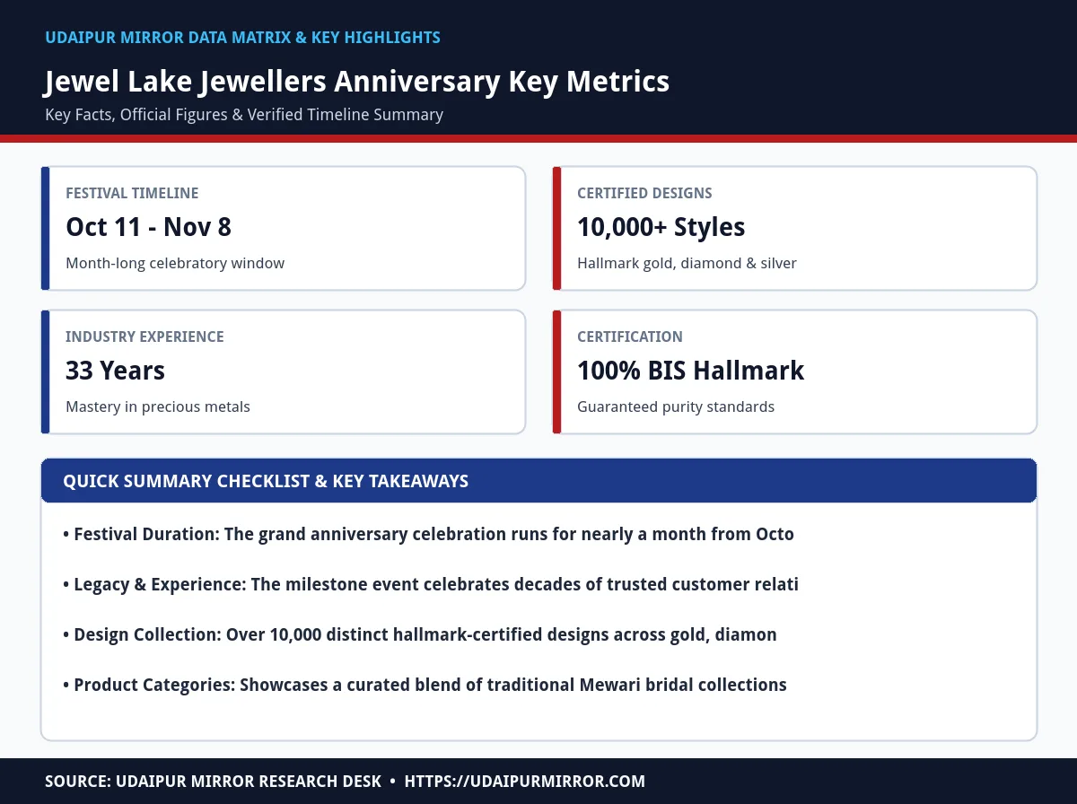 jewel lake jewellers 8th anniversary festival matrix card