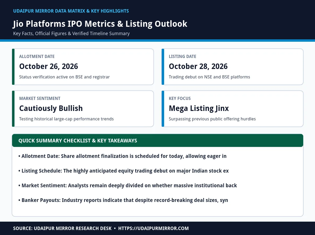 jio platforms ipo allotment status matrix card