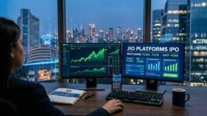 Jio Platforms IPO GMP today price band stock market trading chart Dalal Street investment
