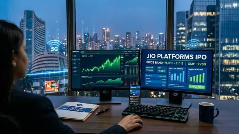 Jio Platforms IPO GMP today price band stock market trading chart Dalal Street investment