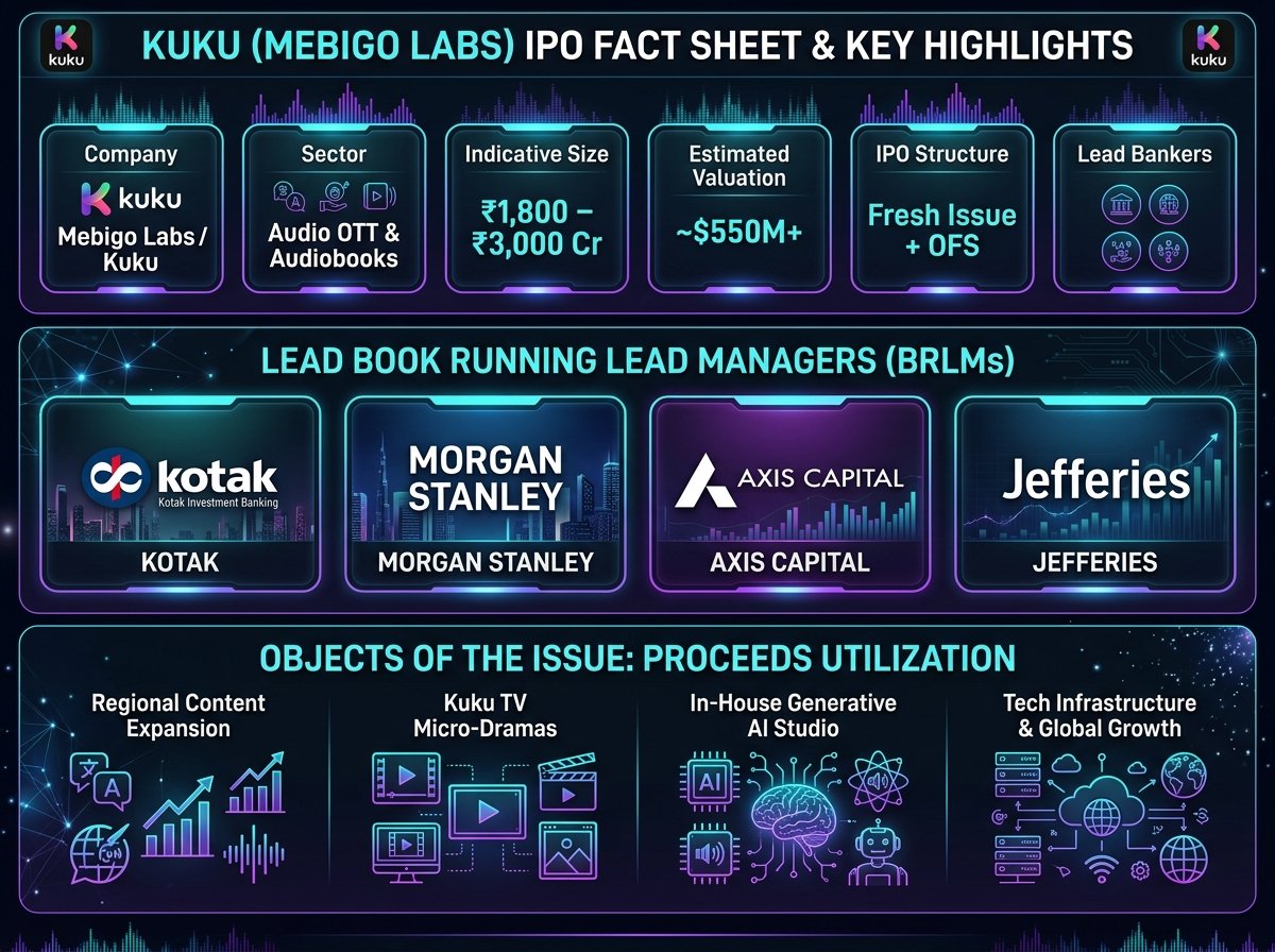 Kuku Mebigo Labs IPO Scorecard Bankers Issue Structure Objects of Issue