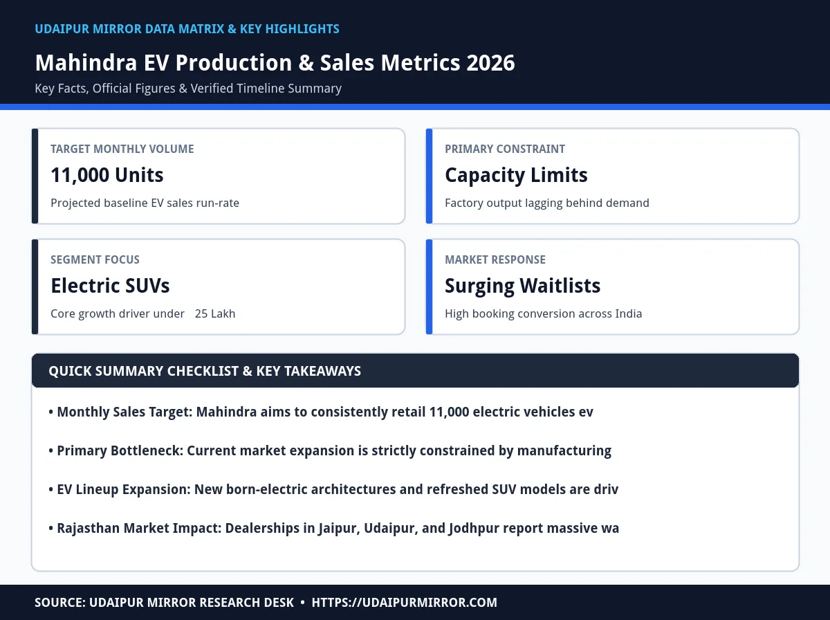 mahindra electric car sales matrix card