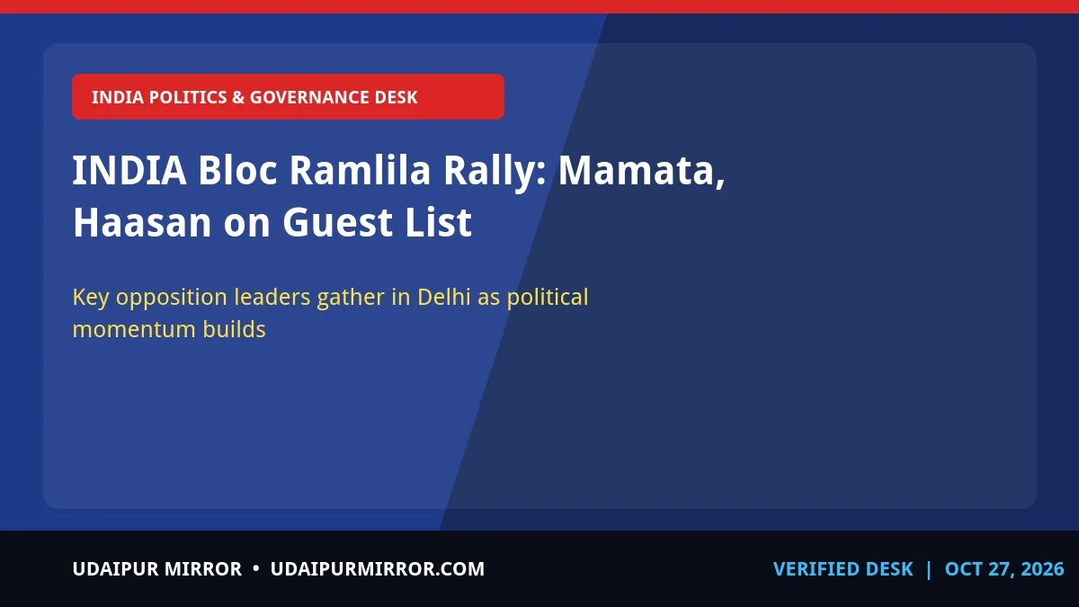 india bloc rally ramlila maidan india bloc ramlila rally: mamata, haasan on guest list