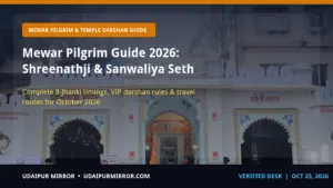 nathdwara shreenathji 8-jhanki timings mewar pilgrim guide 2026: shreenathji & sanwaliya seth