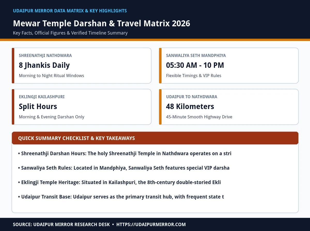 mewar pilgrim guide shreenathji matrix card