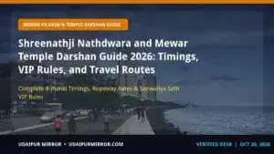 mewar temple darshan guide 2026 mewar pilgrim guide: october 2026 edition