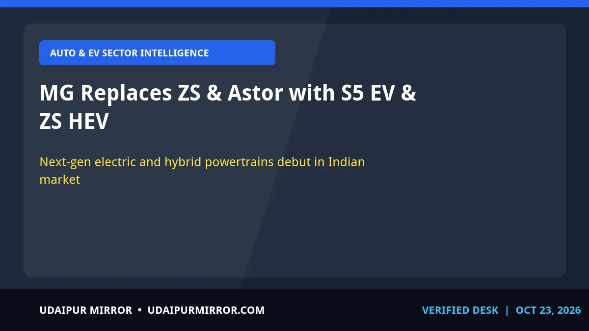 mg s5 ev and zs hev mg replaces zs & astor with s5 ev & zs hev