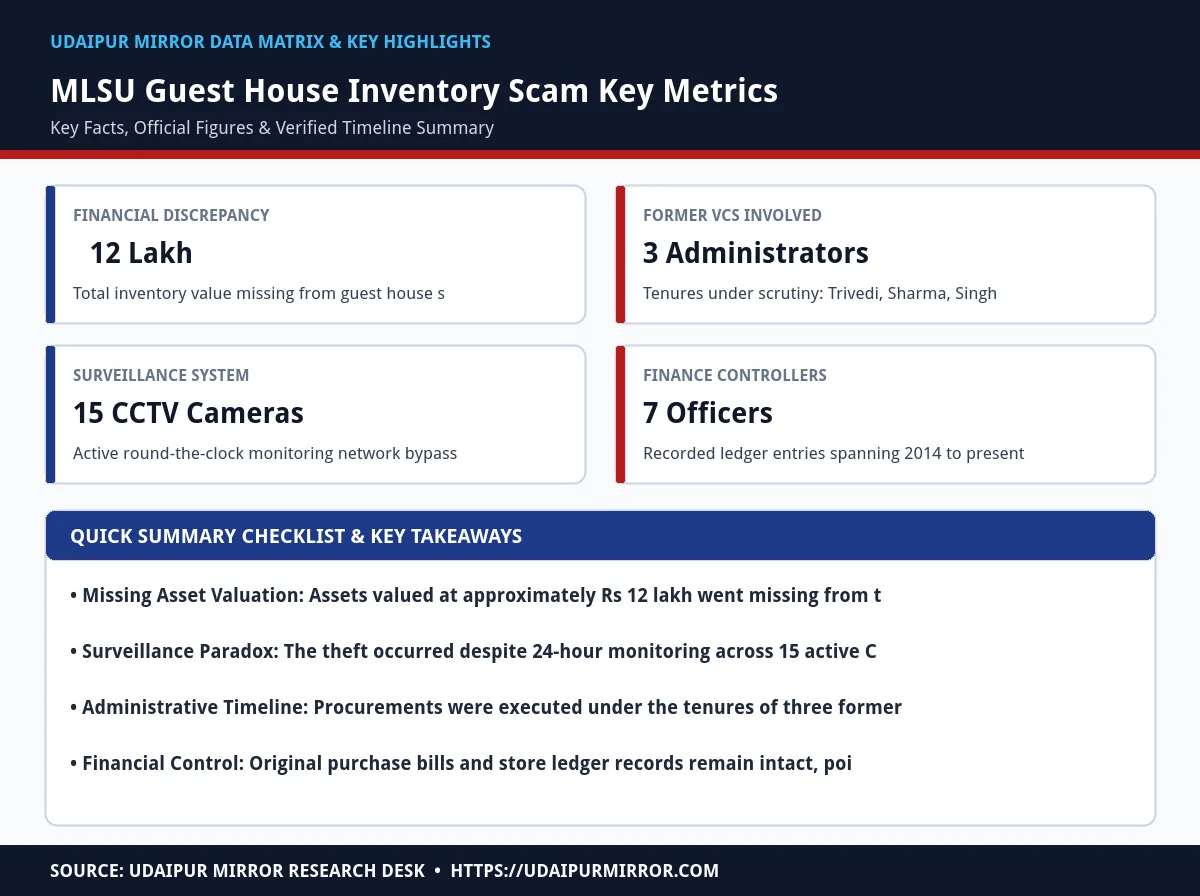 mlsu guest house theft audit matrix card