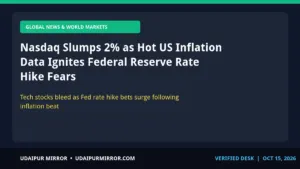 nasdaq falls on fed rate hike bets nasdaq tumbles 2% on hot cpi data