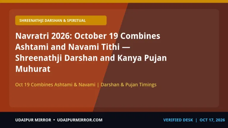 navratri 2026 ashtami navami shreenathji shreenathji & navratri