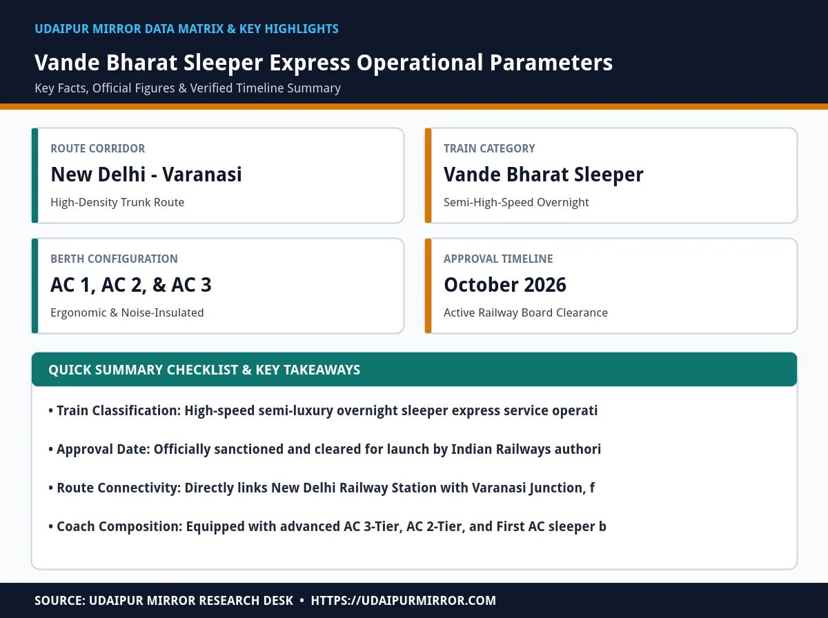 vande bharat sleeper express matrix card