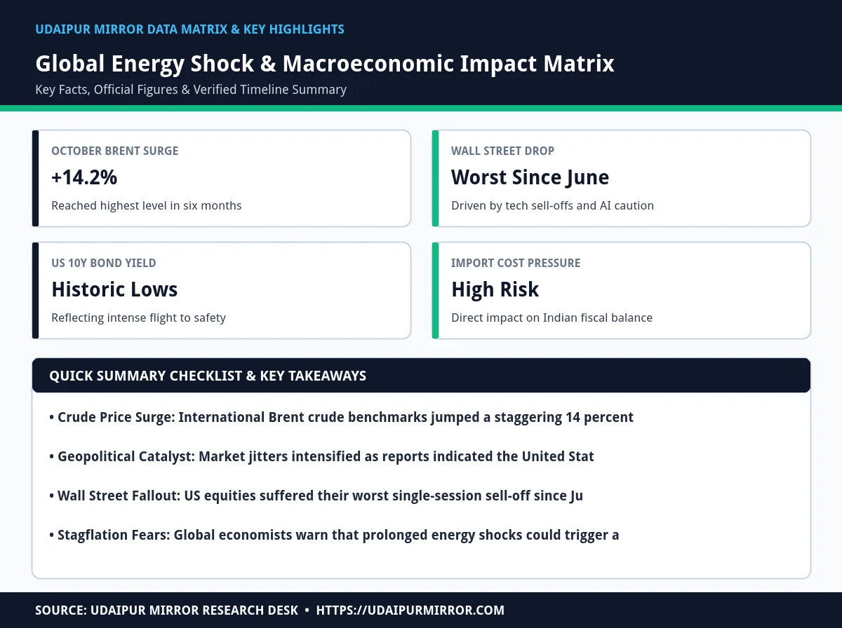 oil prices soar 14 percent matrix card