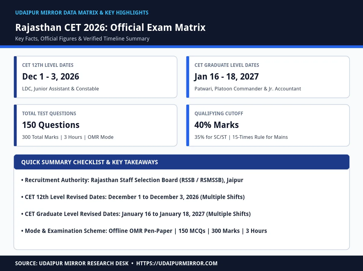 rajasthan cet 2026 matrix card