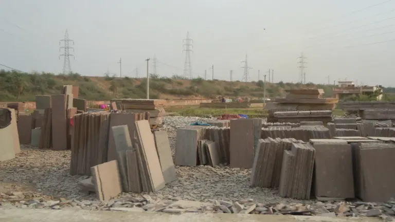 Rajasthan stone and mineral mining storage site supported by District Mineral Foundation Trust DMFT spending