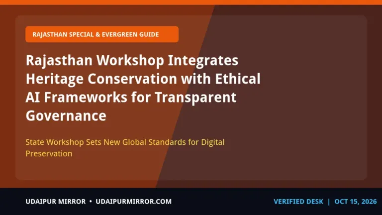 rajasthan heritage protection ethical ai rajasthan: heritage protection meets ethical ai