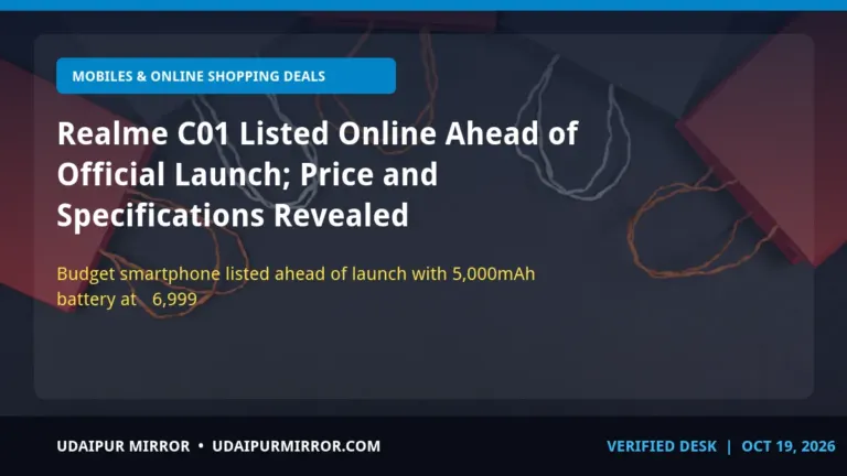 realme c01 price and specifications realme c01 early online listing leaks specs & price