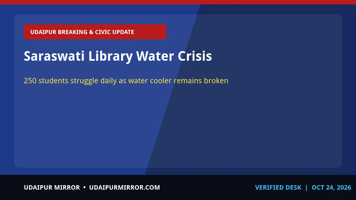 saraswati library water crisis saraswati library water crisis