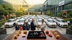 Savji Dholakia Surat diamond tycoon Diwali bonus gifting cars and homes to employees Hari Krishna Exports