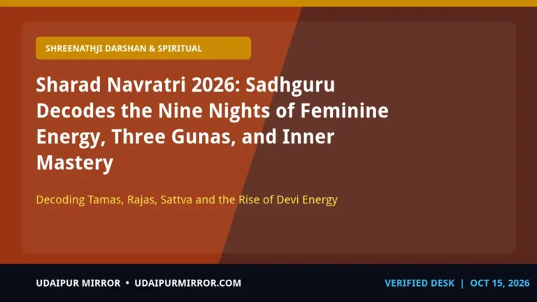 sharad navratri 2026 sadhguru spiritual meaning sharad navratri 2026: sadhguru on inner mastery