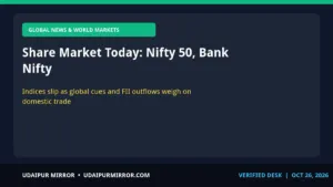 share market today nifty 50 share market today: nifty 50, bank nifty