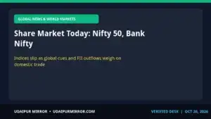share market today nifty 50 share market today: nifty 50, bank nifty