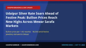 silver rate today in udaipur udaipur silver rate surge oct 2026